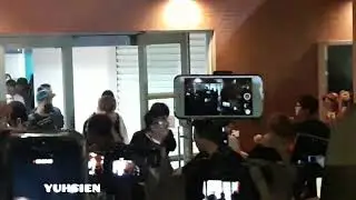 171006 Wanna One Fanmeeting 結束後離開台大體育館