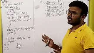 GATE 2021 Question on 2D Array // GATE PYQ // GATE CS/IT