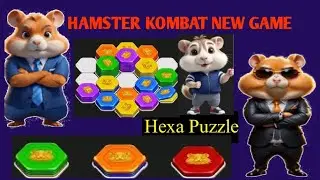 How To Solve Hexa Puzzle New Game Hamster Kombat Hexa Puzzle  Claim Unlimited Coins Hamster key