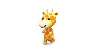 giraffe walk animation