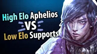 Aphelios Unranked to Master - How to Play with Low Elo Mage Supports | League of Legends