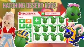 Hatching Desert Eggs in Adopt Me! - Roblox Adopt Me Sphinx Update