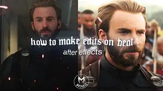 how to make your edits on beat ; after effects
