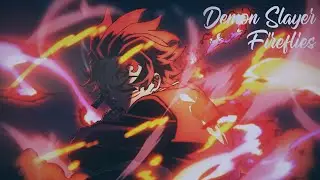 spaceouters - fireflies ( Demon Slayer Edit )