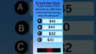 Calculating Discounts||How Much Do You Pay After a 10% Discount?