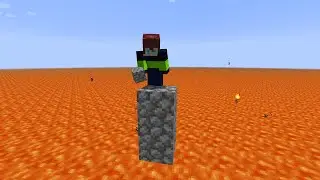 Minecraft, but Lava Keeps Rising