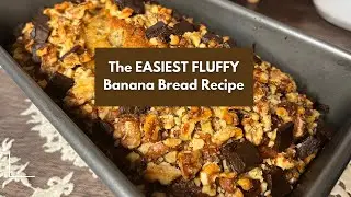 Fluffy Banana Bread | The easiest fluffiest banana bread ever! Anyone can make this banana bread.