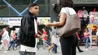 Guy Tries To Pick Up Girls Speaking Only In Rap Song Titles