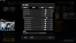 SHROUD - PUBG SETTINGS 2019
