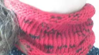Scaldacollo fai da te creato in 1 ora / neck warmer created in 1 hour