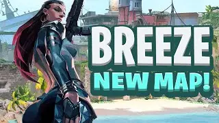 NEW VALORANT MAP! BREEZE!! First Impressions and Walkthrough