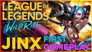 League of Legends Wild Rift Champion Jinx First Gameplay
