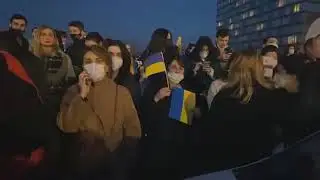 სოლიდარობა უკრაინას - აქცია რესპუბლიკის მოედანზე | Tbilisi #Ukraine