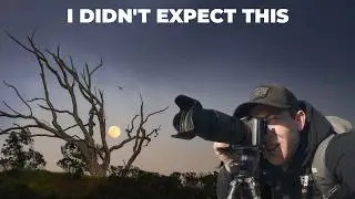 200mm Telephoto Full Moon Landscape Photography