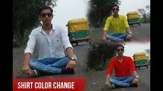 shirt color change in photoshop cc2017