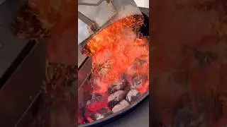 Slow motion makes it look a little bit cooler😂 SnS MasterKettle🔥