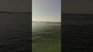 Море и пляж в Витязево ранним утром 11 сентября 2024.
