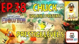 ANGRY BIRDS EVOLUTION - PRESTIGE LEVEL 5 - CHUCK(VOLATILE PRESENT) - 5 STARS PREMIUM EGG - 1.11.1