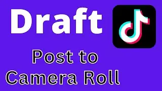How to save draft post to Camera Roll ?