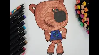 Рисуем Иннокентия ( ми-ми-мишки)