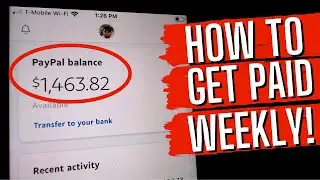 How To Make Money With PayPal Account (GET PAID WEEKLY)