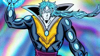 Crescent Blue Anime Style Art