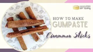 How To Make Gum paste Cinnamon Sticks