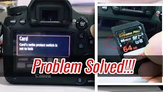 How to fix Memory Card Protect Switch is set to lock | Card's write protect switch is set to lock