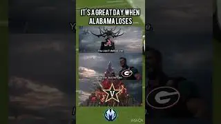 It's a great day when Alabama loses #collegefootball #shorts #alabama #vanderbilt #lose #memes