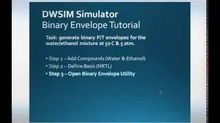 DWSIM for Android - Creating a Binary Envelope