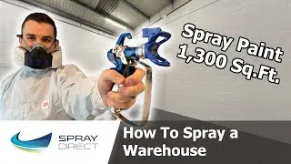 How to Spray a Warehouse - Masking, Setup and Spraying