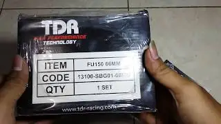 Unboxing Cylinder Blok TDR 66mm Satria Fu