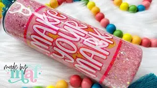 Pink UV Dtf Tumbler Tutorial