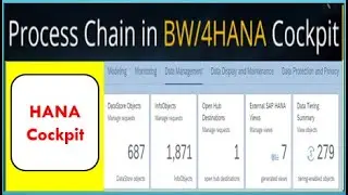 Introduction to SAP BW4HANA Cockpit |The use of SAP BW4HANA Cockpit |Features of SAP BW4HANA Cockpit
