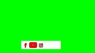 Facebook , Youtube , Instagram | Green Screen Pack | Copyright Free
