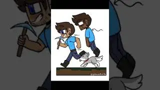 Herobrine and Steve 💞🏳️‍🌈