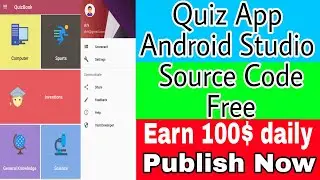 Android Quiz App Source Code Free 2018 || Latest Earn By Admob