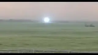 This was presented as ball lightning! I've never seen anything like it!