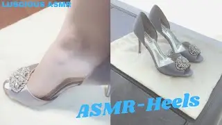 (ASMR) Showing And Wearing Heels, Long Nails, No Talking