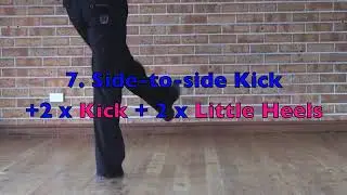 Irish sean nós dance routine to fast Virginia Reel Set