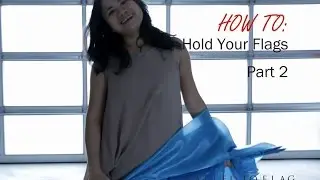 Worship Flag Dance (How to Hold Your Flags Part 2) CALLED TO FLAG  praise banners ft Claire