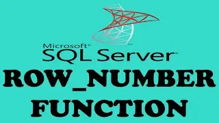 Row_Number Function In SQL Server - Row_Number With Partition By Clause ( Hindi / Urdu )