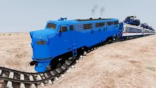 Trains Vs Potholes #51 – BeamNG Drive