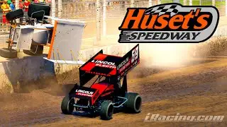 360 SPRINT CARS AT HUSETS! (iRacing)