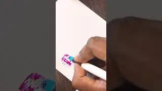 IMPERFECT CALLIGRAPHY GLITCH WITH A PILOT PARALLEL PEN x LETTERSBYDRYOGI #caligrapghy #glitch #art