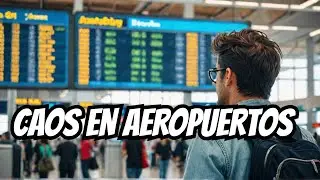 Caos en aeropuertos por fallo en sistema de seguridad