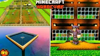 I Build Every Automatic Farm🤯 || Minecraft PE Hardcore Series EP-5 [HINDI]