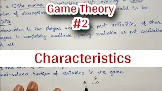 Characteristics of Game theory | operations research