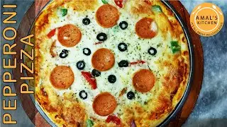Cheesy Pepperoni Pizza | Amal's Kitchen
