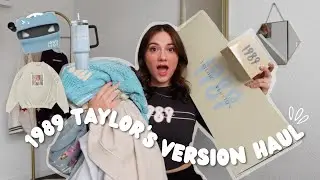 *HUGE* 1989 (TAYLOR'S VERSION) MERCH HAUL || alecksis victoria